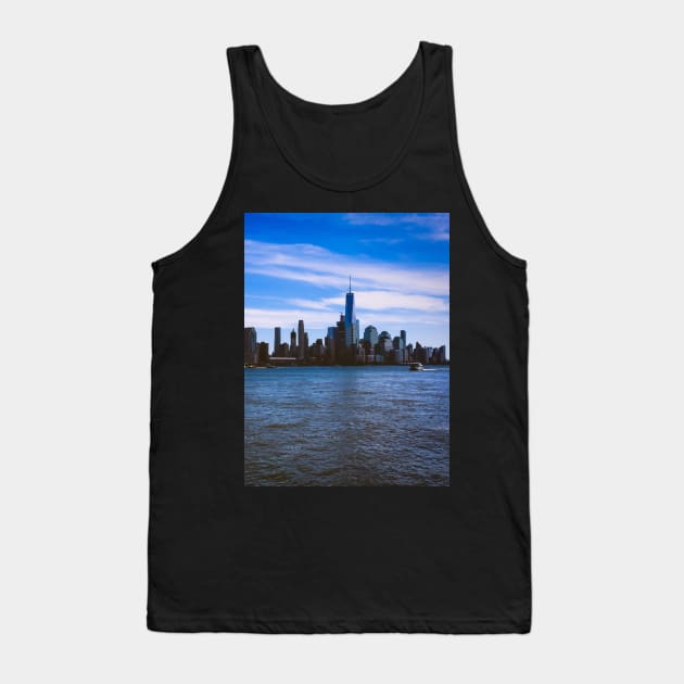 Manhattan Skyline Skyscrapers New York City Tank Top by eleonoraingrid